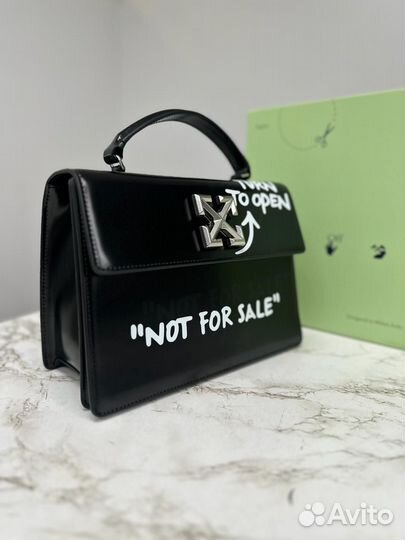 OFF white сумка 26 см кожа