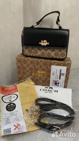 Новая сумка coach mini