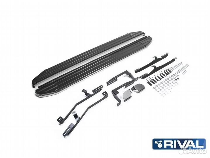 Пороги Premium + комплект крепежа, rival, Mazda CX