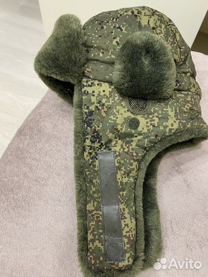 Шапка ушанка военная