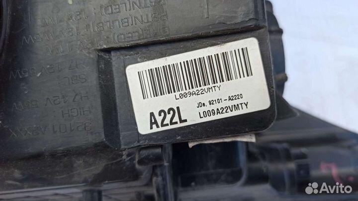 Фара левая Kia ceed 2 диодная 12-18г