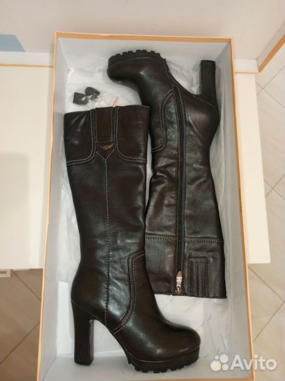 Сапоги женские зимние натуральная кожа 35 Lucca