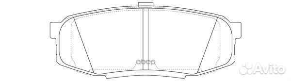 FP1304 Колодки тормозные toyota land cruiser J2