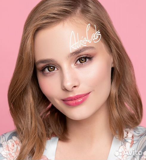 Линзы Адрия Glamorous brown Карие от 0.00 до -10