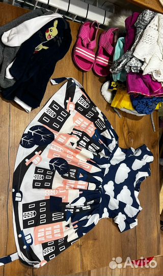 Вещи пакетом для девочки 98 104