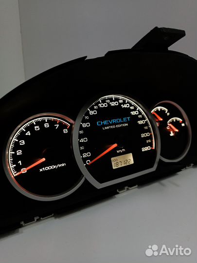 Шкала, накладка приборной панели Lacetti, Gentra