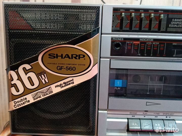 Магнитофон sharp GF -560