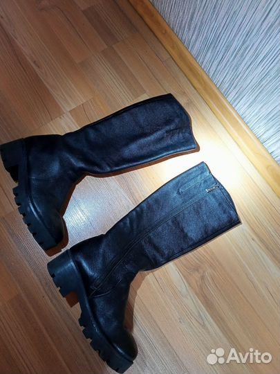 Сапоги женские зимние натуральная кожа