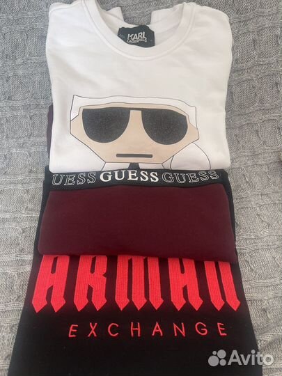 Джемпер Armani, Karl Lagerfeld, Guess