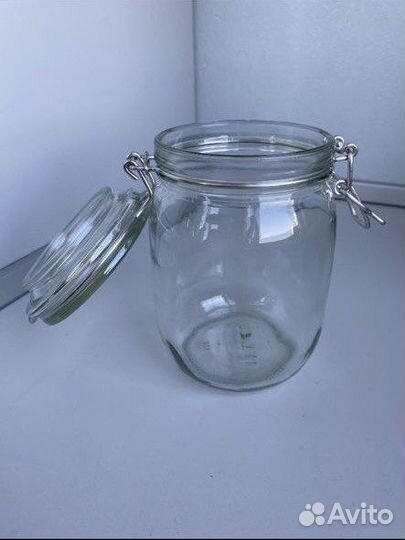 Банка для сыпучих продуктов 0,8 литра IKEA