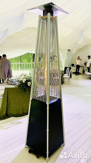 Аренда уличных обогревателей Пирамида