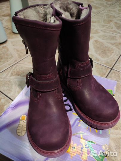 Сапоги зимние натуральная кожа новые