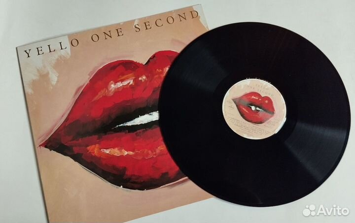 Винтажная виниловая пластинка LP Yello One Second