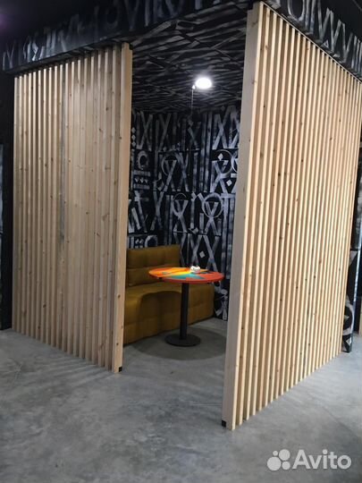 Перегородка из реек