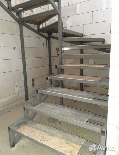 Металлокаркас лестница Гарантия