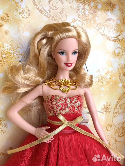 Барби Холидейка Holiday Barbie doll 2014