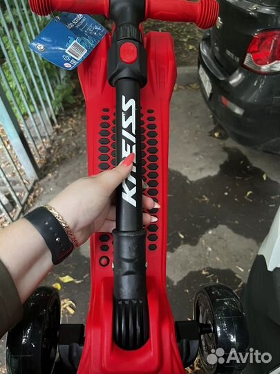 Самокат трехколесный kreiss с дымом