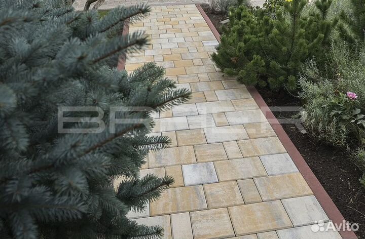 Тротуарная плитка брусчатка Braer