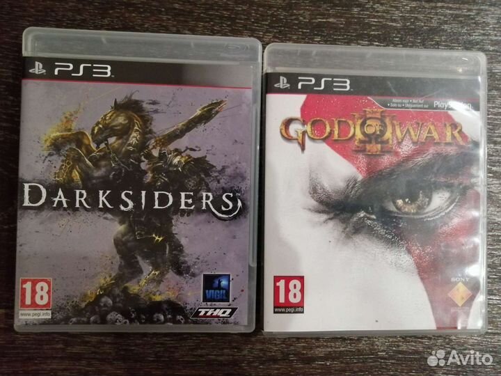 God of war, Darksiders. Диски для PS3