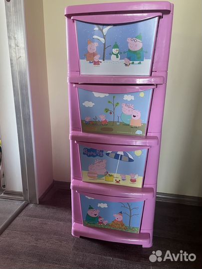Комод детский пластиковый