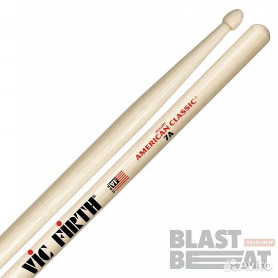 Барабанные палочки Vic Firth 7A Орех (7A)