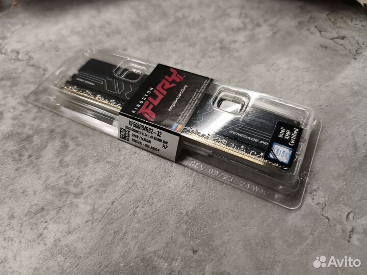 Серверная DDR5 4x32gb 6800Mhz rdimm(2Rx8) Kingston