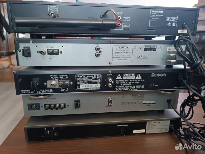 Тюнеры Luxman Denon Onkyo Telefunken