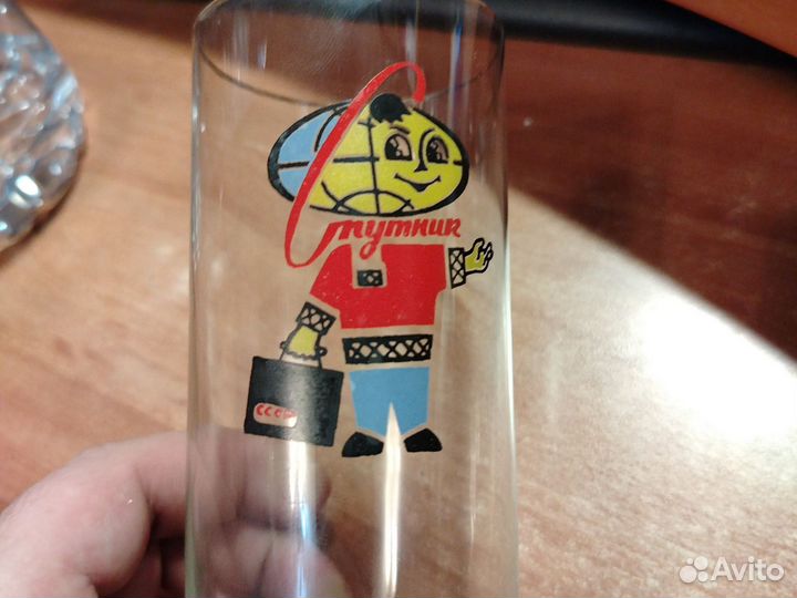 Стакан Спутник СССР Редкий