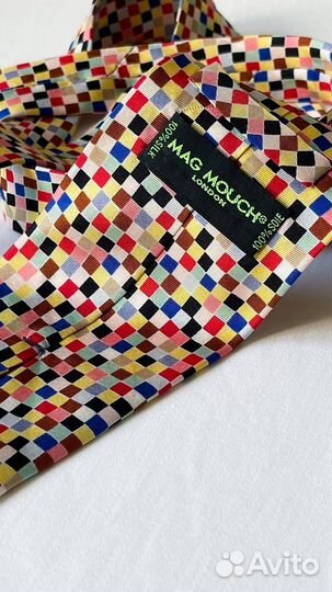 Галстук из 100 % шелка Mag Mouch London