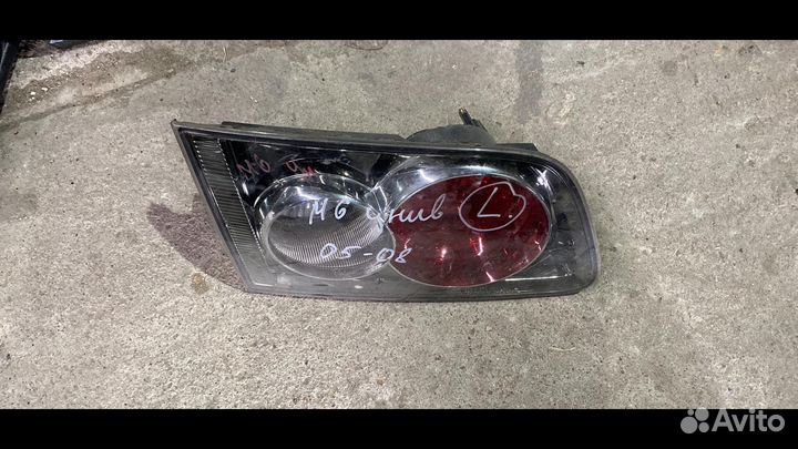 Фонарь крышки багажника левый Mazda 6 1
