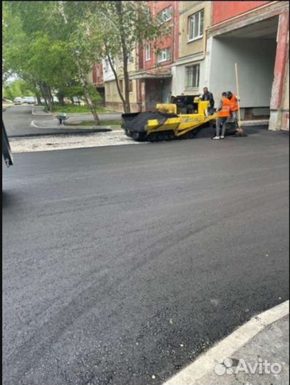 Асфальтирование, Укладка асфальта, благоустройство