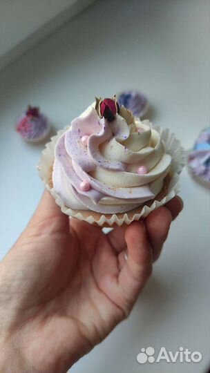 Натуральное взбитое мыло-пирожное