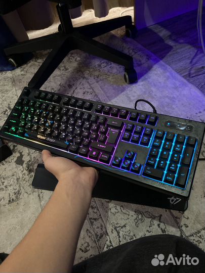 Игровая клавиатура rgb мембранная