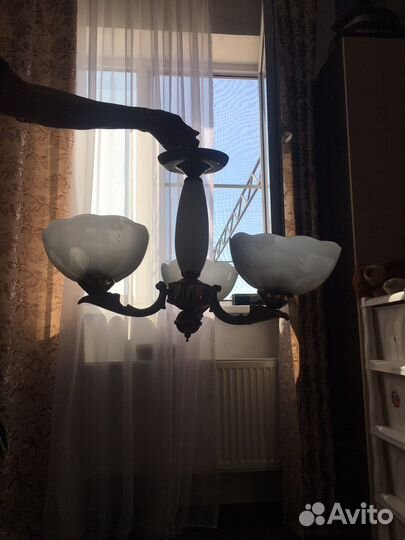 Люстра потолочная подвесная бу