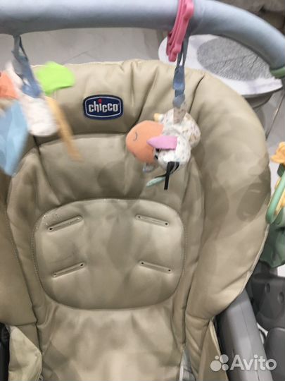 Стульчик для кормления chicco polly magic relax