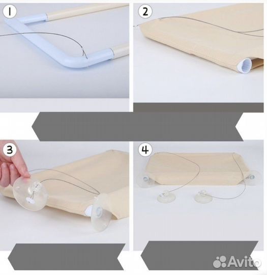 Гамак для кошек на окно