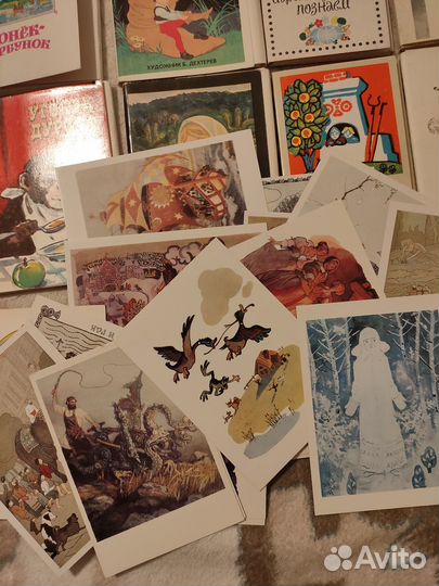 Наборы открыток со сказками.ссср