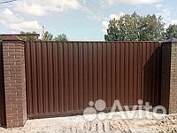 Откатные ворота с установкой