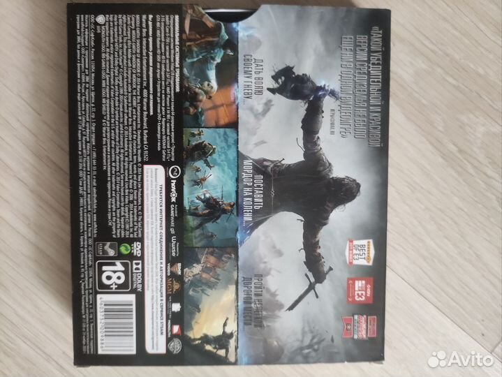 Компьютерная игра Тени Мордора Средиземье 5 дисков