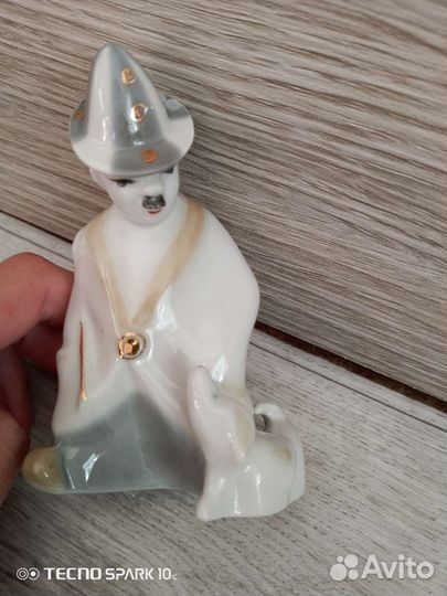 Статуэтка СССР клоун с собакой
