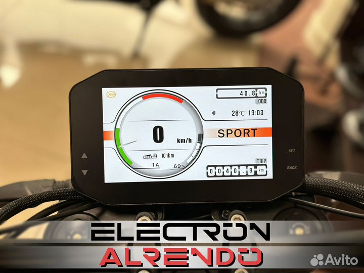 Мотоцикл электрический Alrendo TS Bravo