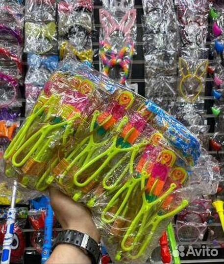 Рогатка вертолетик светящийся