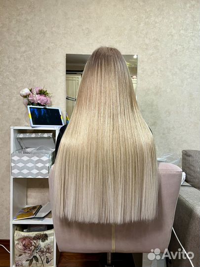 Наращивание биопротеиновых волос