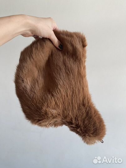 Винтажный меховой чепчик (в отъезде до 1 сент)