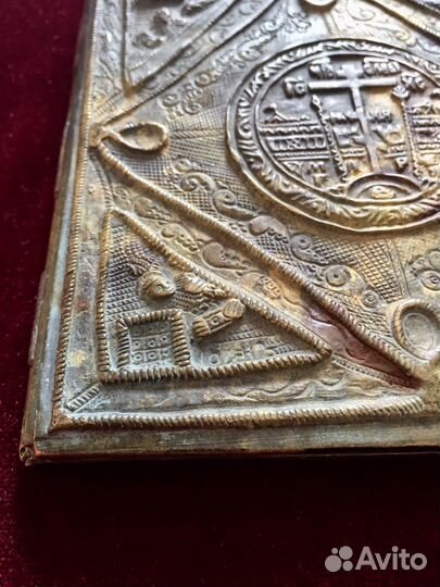 Складень старинный Двунадесятые праздники