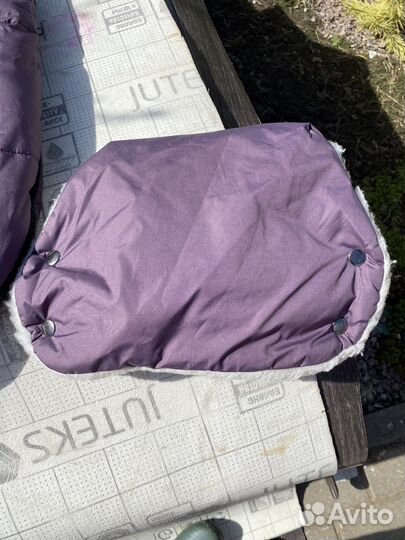 Конверт зимний + муфты для рук на коляску