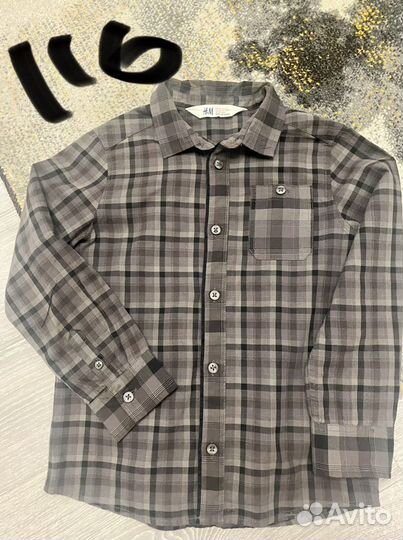 Рубашки zara, Н&M 98-116