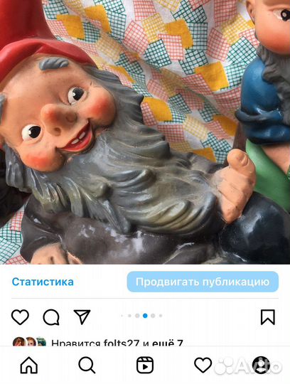 Гномы игрушки Германия 70 е годы