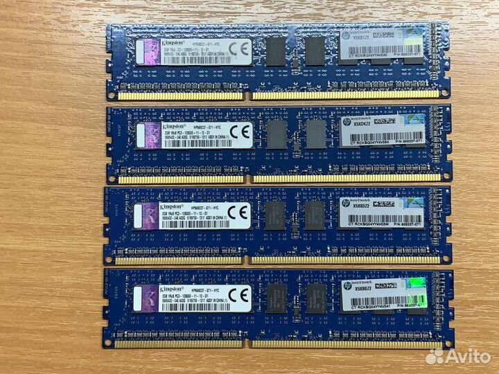 Оперативная память 2GB DDR3 1600MHz ECC Kingston
