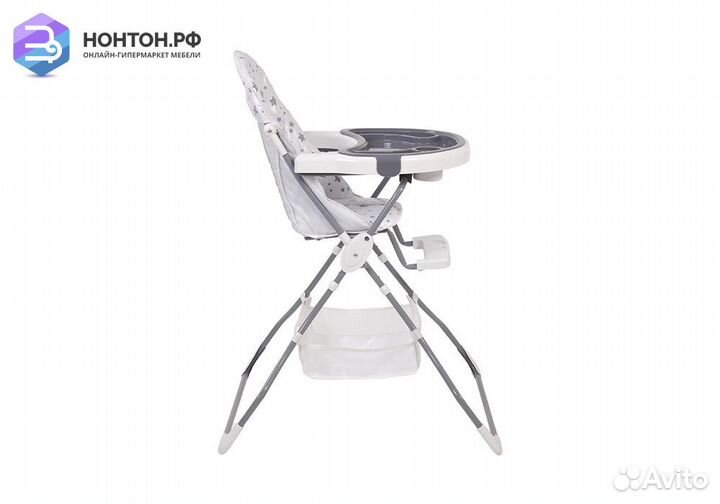Стульчик для кормления Polini kids 252 Звезды белы